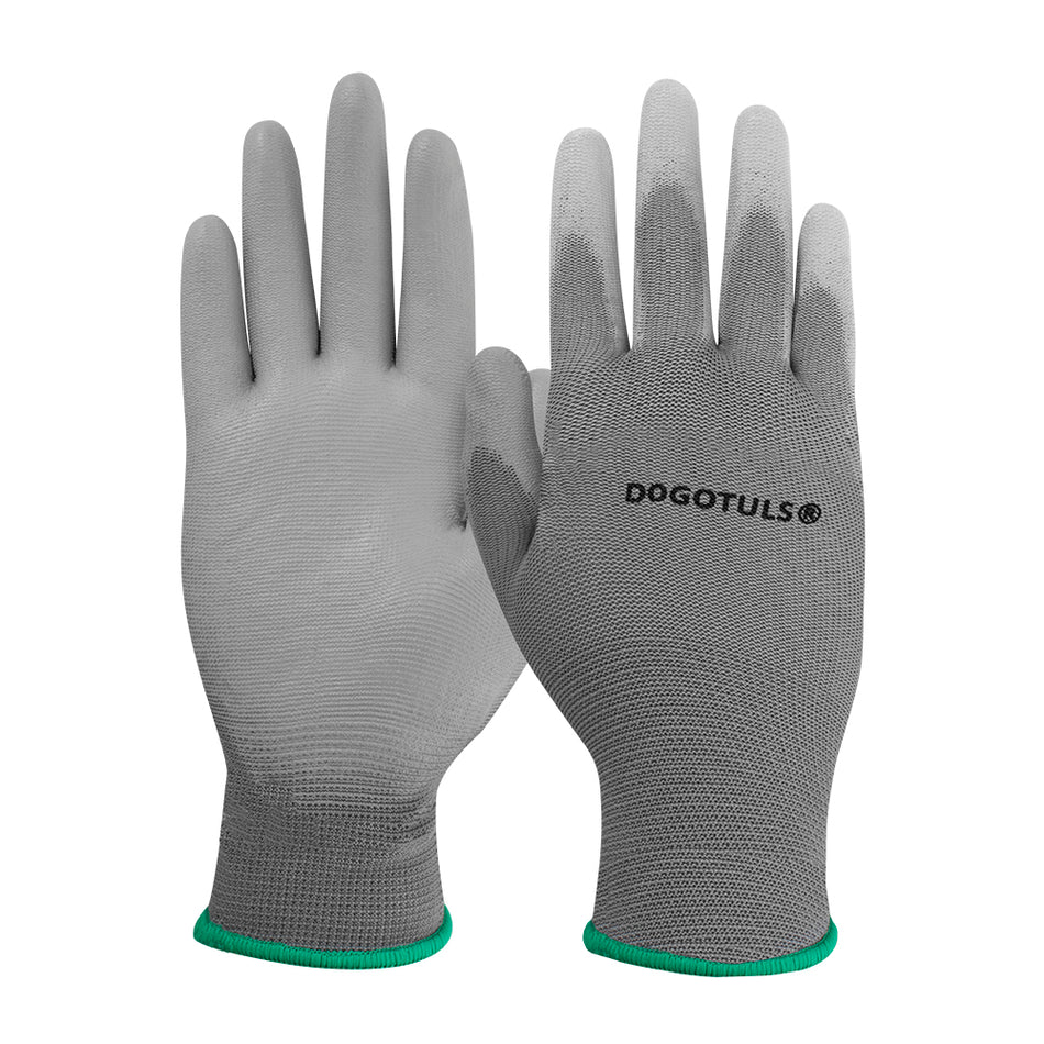 GUANTE NYLON PALMA POLIURETANO GRIS MED DOGOTULS JS3024