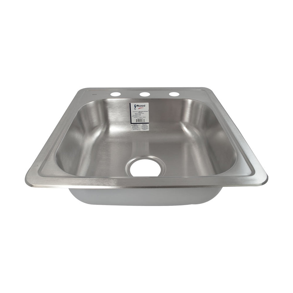 TARJA AC.INOX.SENCILLA 63 X 56 CMS., RUG
