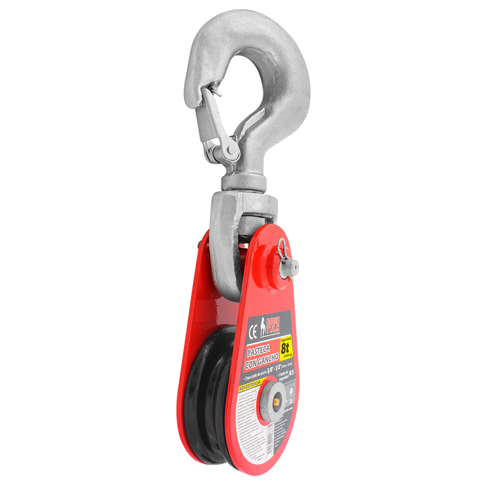 PASTECA 8T GANCHO P/CABLE ACERO DE 3/4" DOGOTULS CD5038
