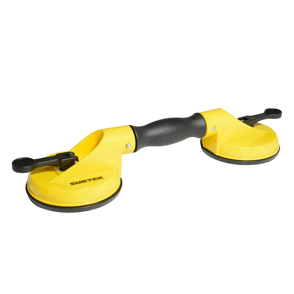 Copa doble de succión para vidrio 4-1/2" Surtek 107373
