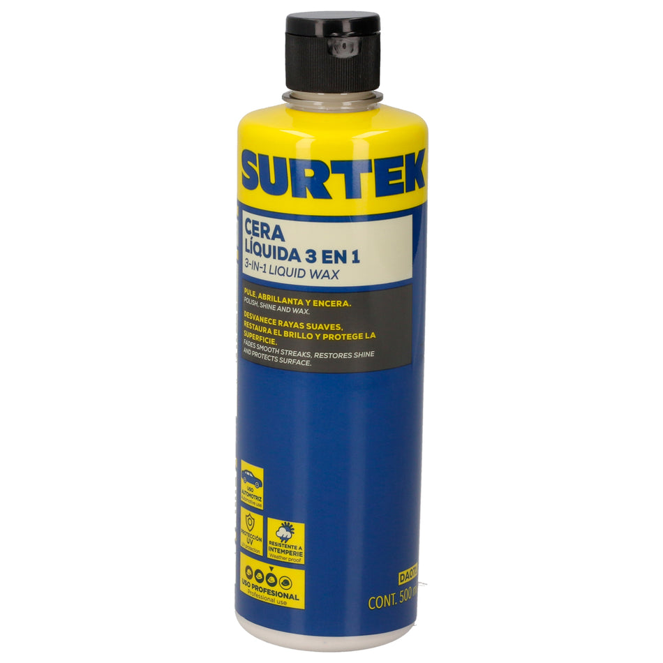 Cera líquida 3 en 1500 ml Surtek DA071