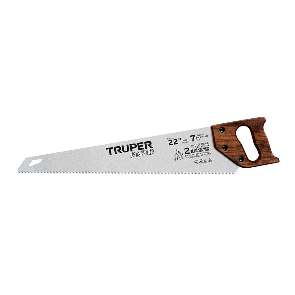 Serrucho Rapid 22', 7 DPP, mango de made