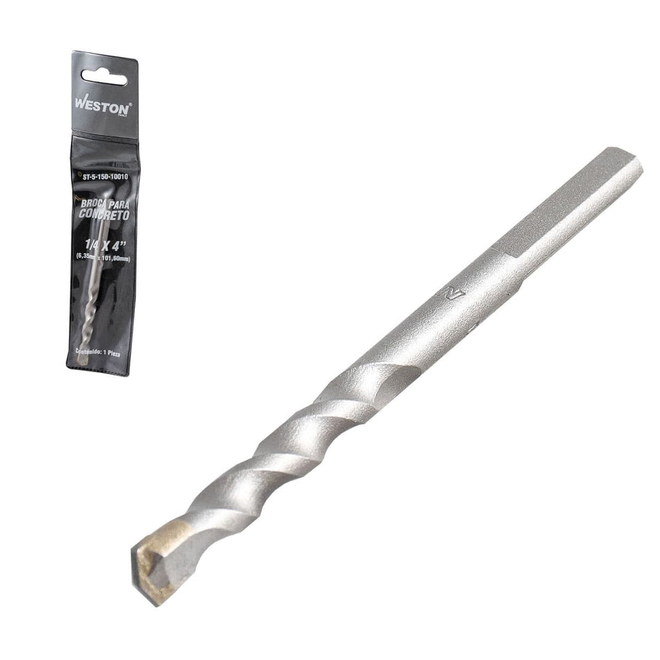 BROCA CONCRETO 1/4 X 4", WESTON
