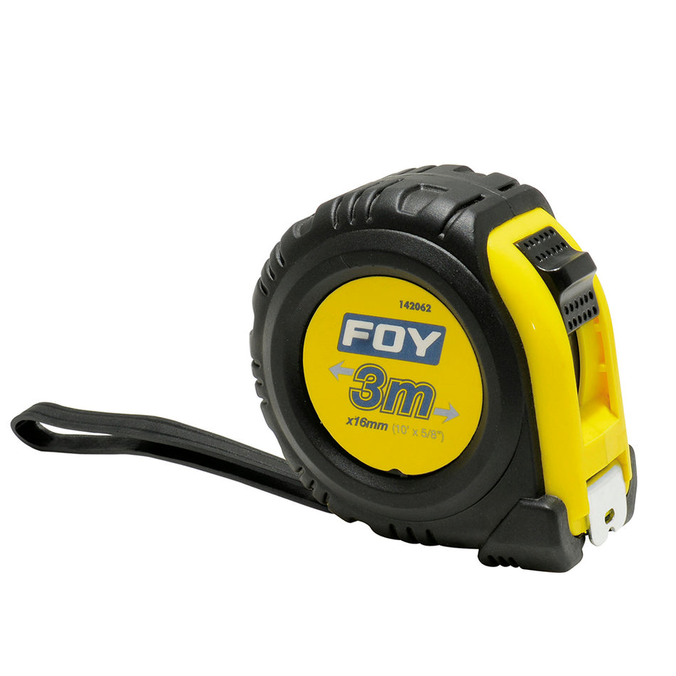 Flexómetro con carcasa anti-impacto 5 m x 3/4" Foy 142063