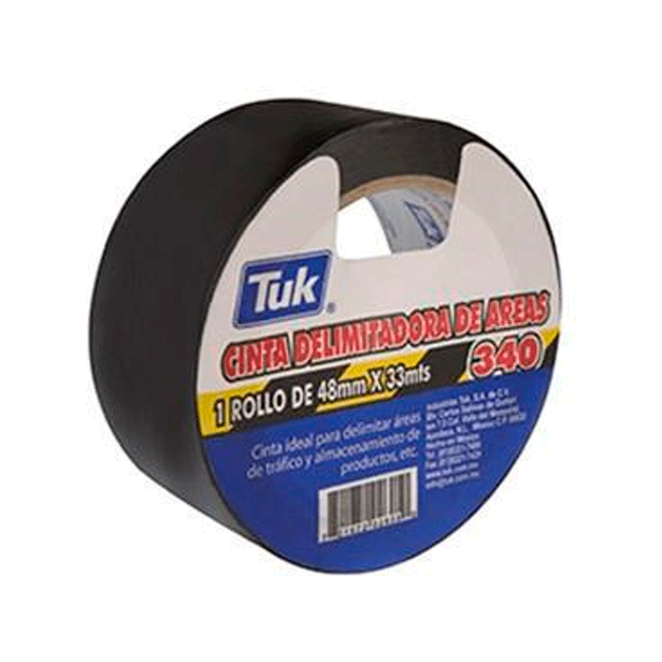 CINTA DELIMITADORA NEGRO 48mm X 33mts #3 TUK 434041