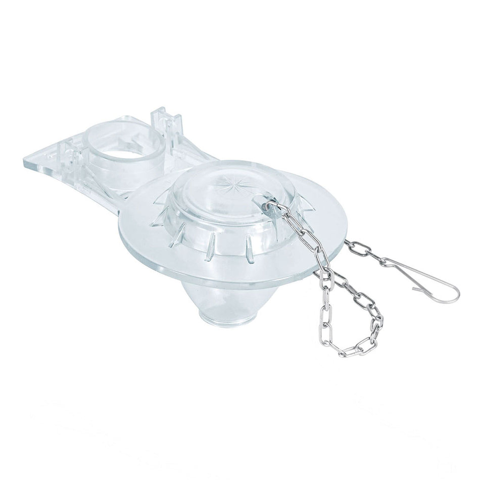 Sapo para WC de 2', PVC transparente con
