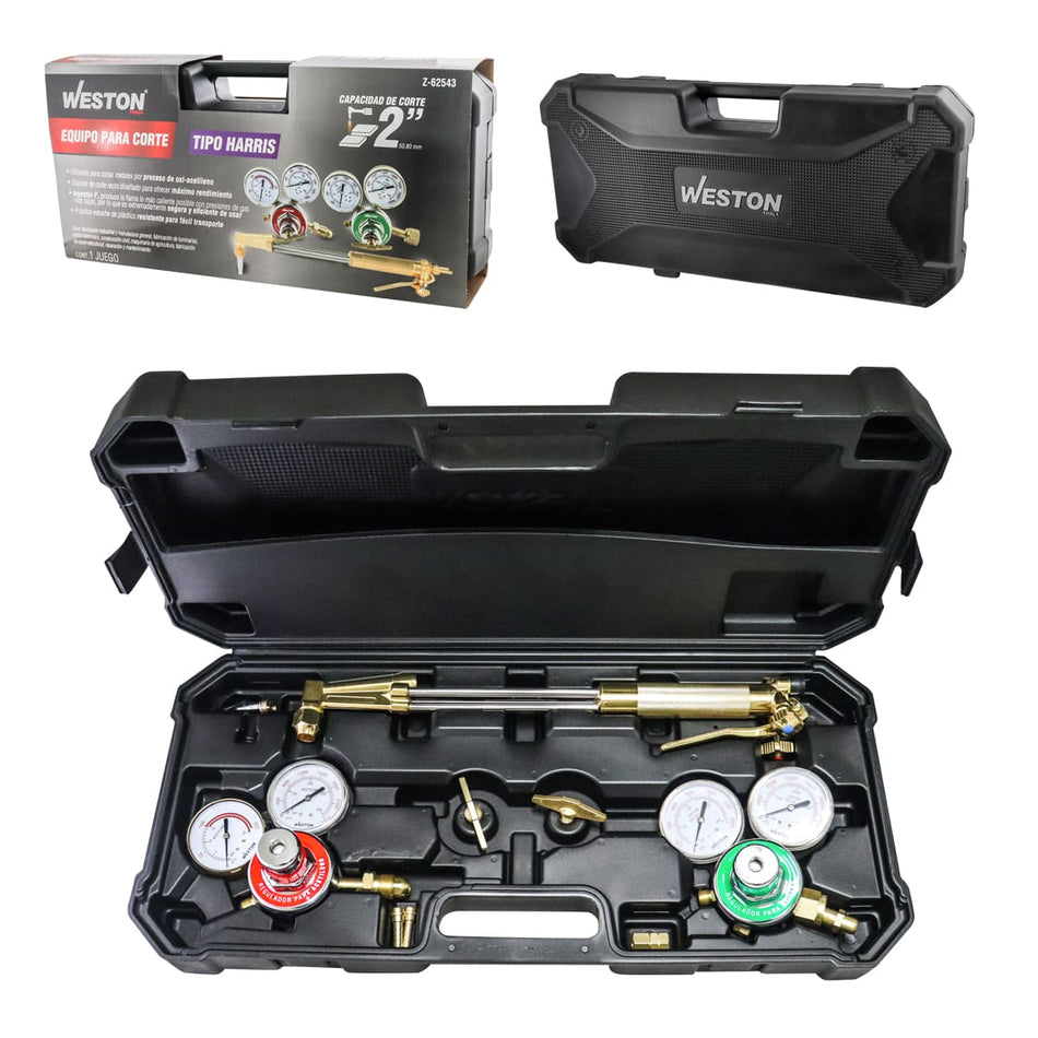 EQUIPO D/CORTE T/HARRIS REG. D/ACERO MAL