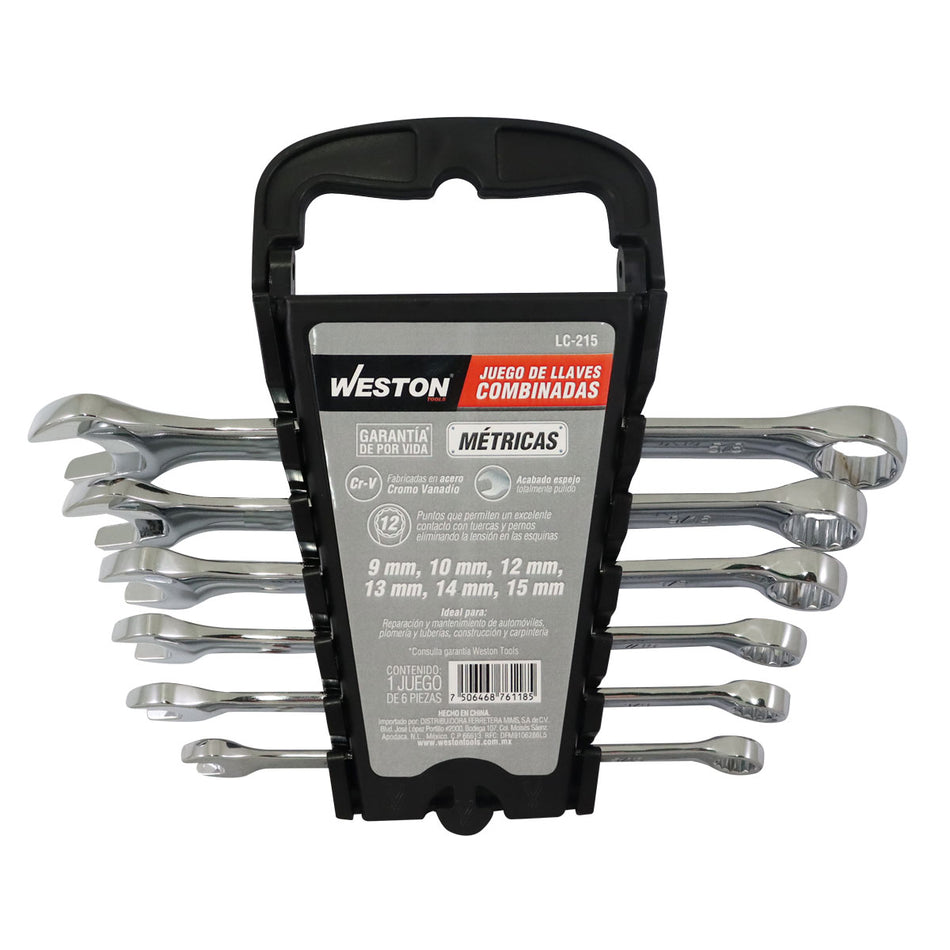 JUEGO DE LLAVES COMBINADAS CrV PULIDO ES
