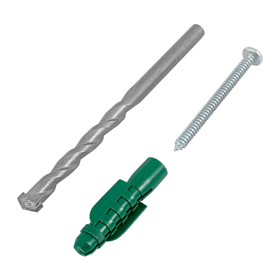 Kit de 20 taquetes 1/2' con pijas #14 y