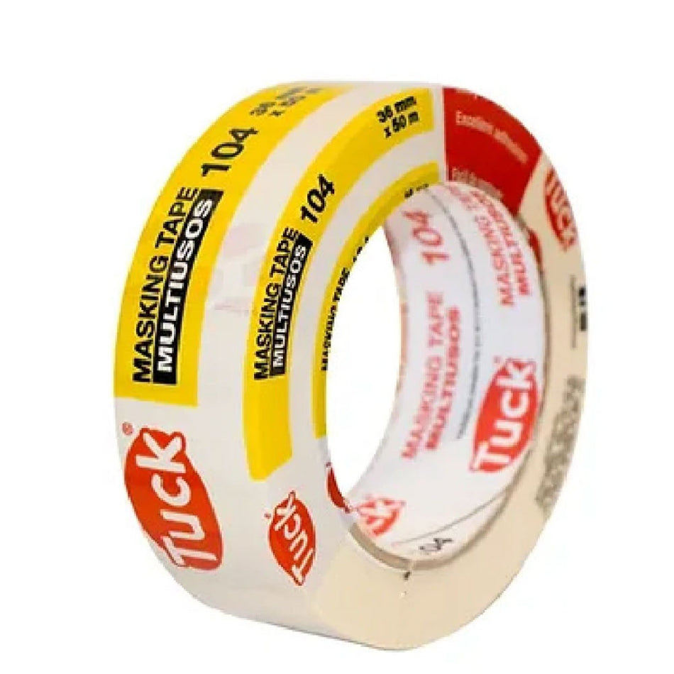 CINTA MASKING TAPE MULTIUSOS 36mm X 50mt TUK 100402