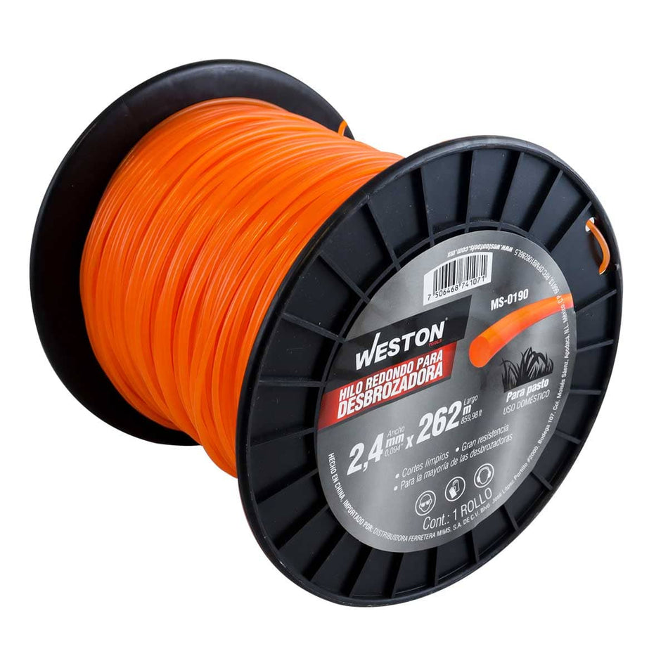 HILO REDONDO P/DESBROZADORA EN CARRETE 2