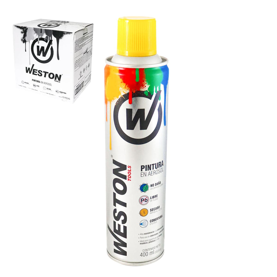 PINTURA AEROSOL AMARILLO OCRE 400ml (Pre