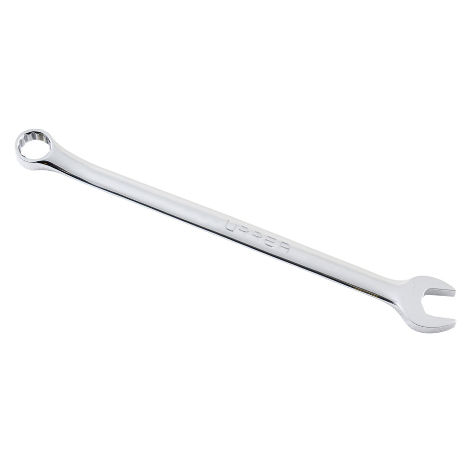Llave combinada extra larga pulido espejo métrica, 12 puntas, 14 mm Urrea 1214ML