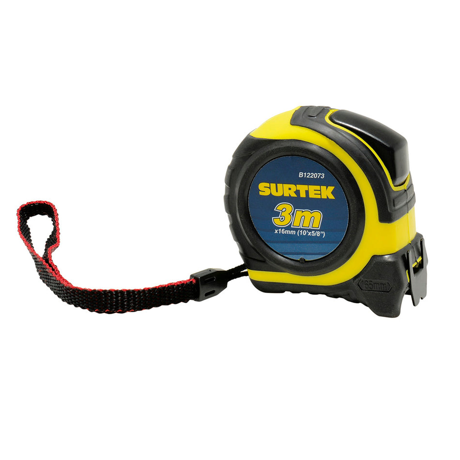 Flexómetro con carcasa rubber grip 3 m x 5/8" Surtek B122073