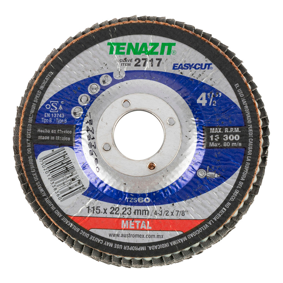 Disco laminado, especificación TZA - 80,