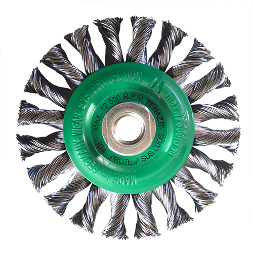 Cepillo circular trenzado de 115 x 0.50