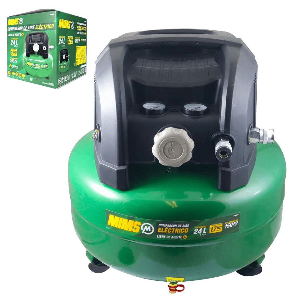 COMPRESOR DE AIRE LIBRE DE ACEITE 24L (M