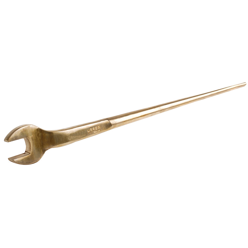 Llave estructural boca española de bronce-aluminio antichispa en pulgadas de 1-1/2" Urrea UHC909A