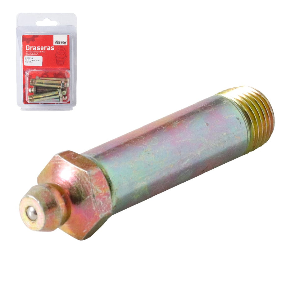 GRASERA 1/4" NPT 90 GRADOS BLISTER DE 5