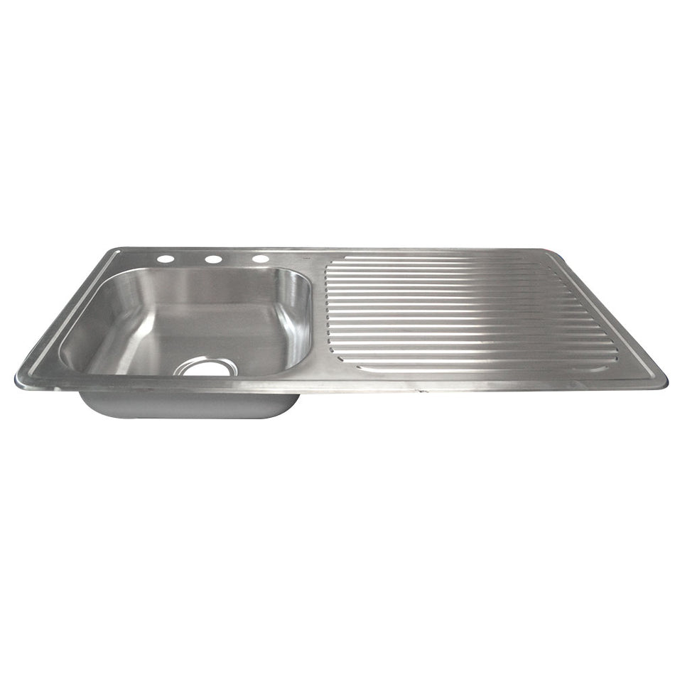 TARJA AC.INOX.ESC.DER.GRANDE 100 X 50 CM