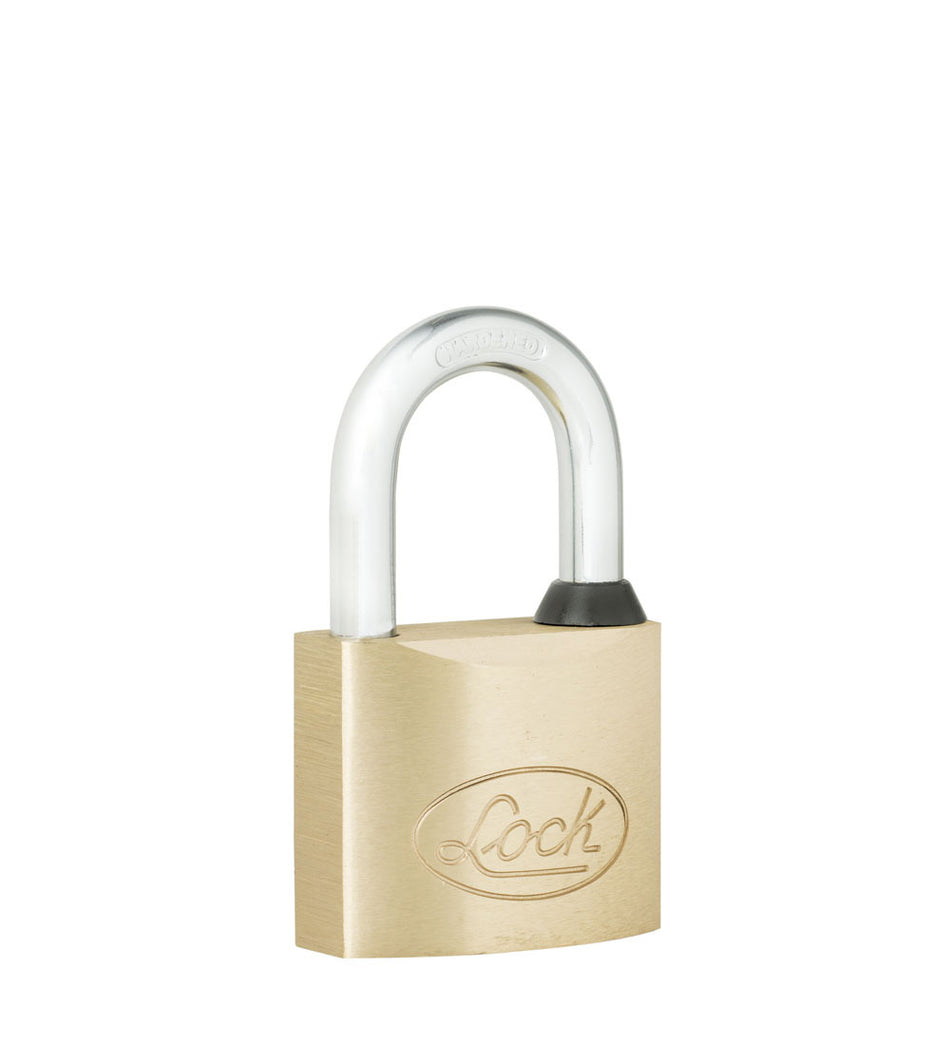 Candado de latón corto 40 mm, llave bancaria Lock L20S40BB