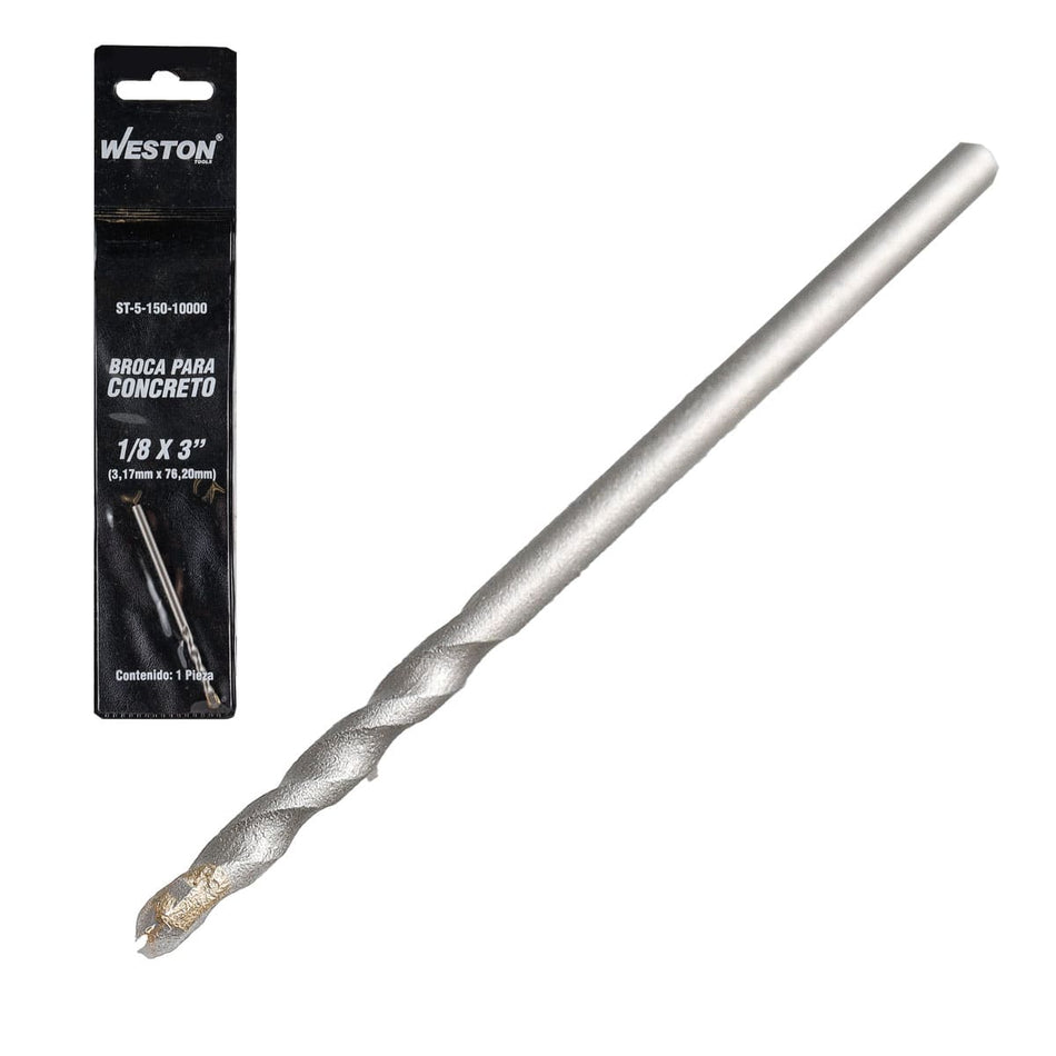 BROCA CONCRETO 1/8 X 3", WESTON