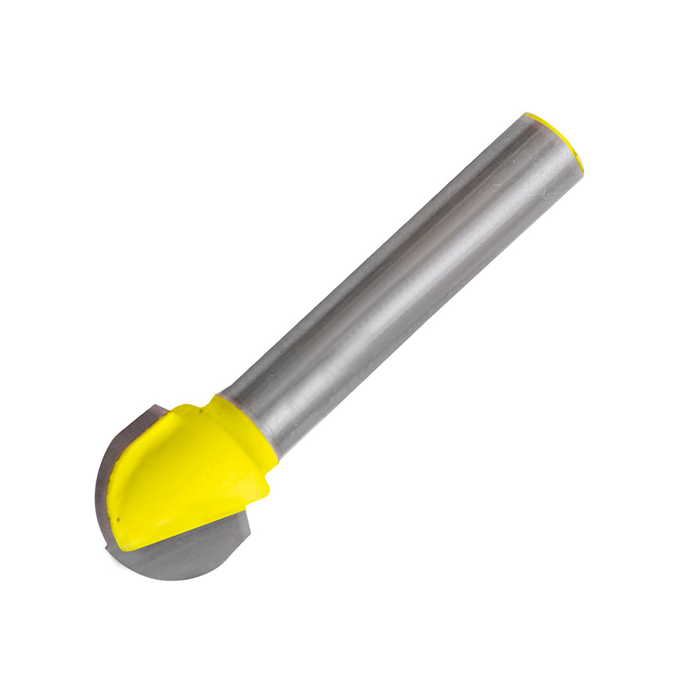 Broca para router de acero de media caña 1/2" zanco de 1/4" Surtek 119259