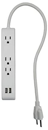 MULTICONTACTO BARRA 3 ENTRADAS 2 USB
