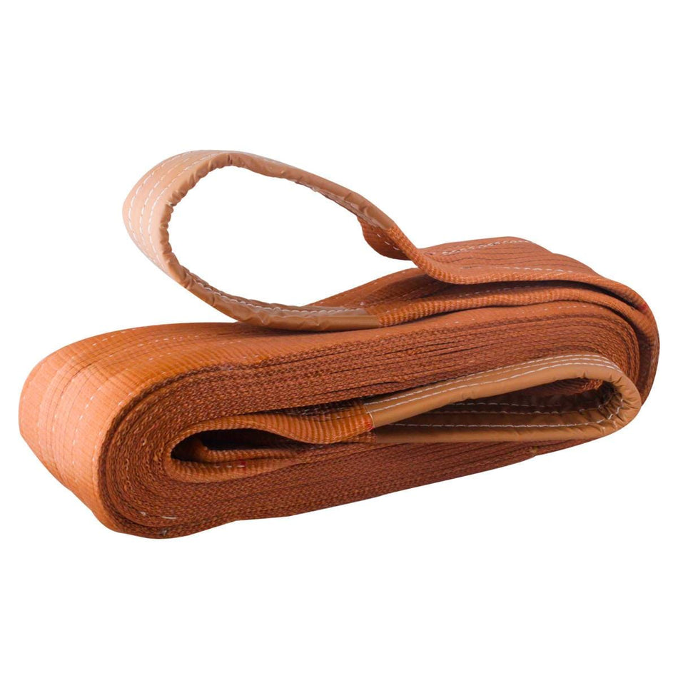 ESLINGA OJO A OJO POLIESTER CAFE 6T 8M F