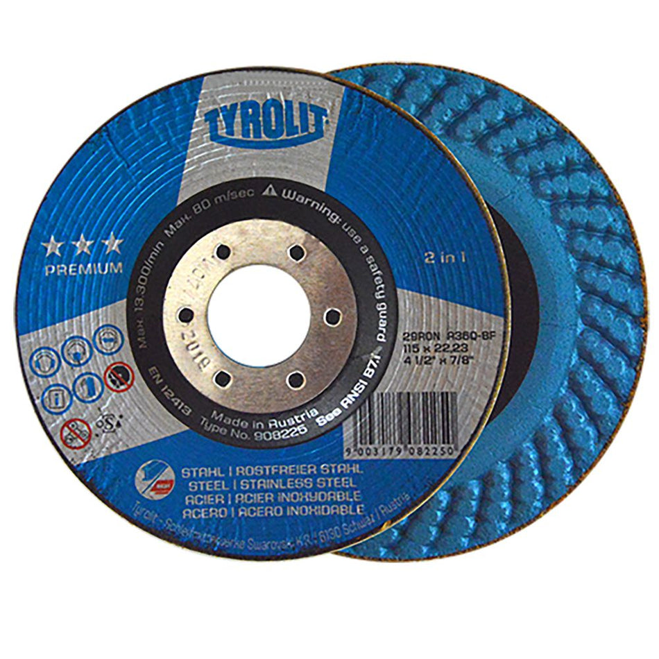 Disco abrasivo para desbaste de acero y
