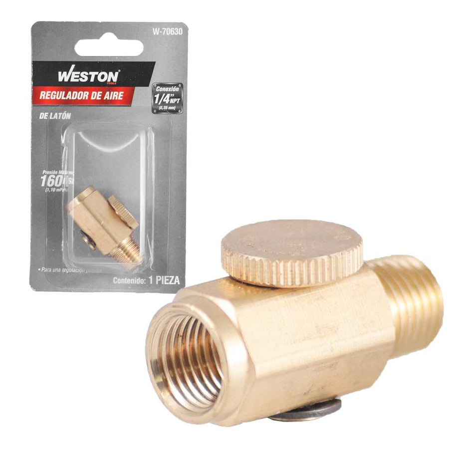 REGULADOR DE AIRE 1/4 NPT, WESTON