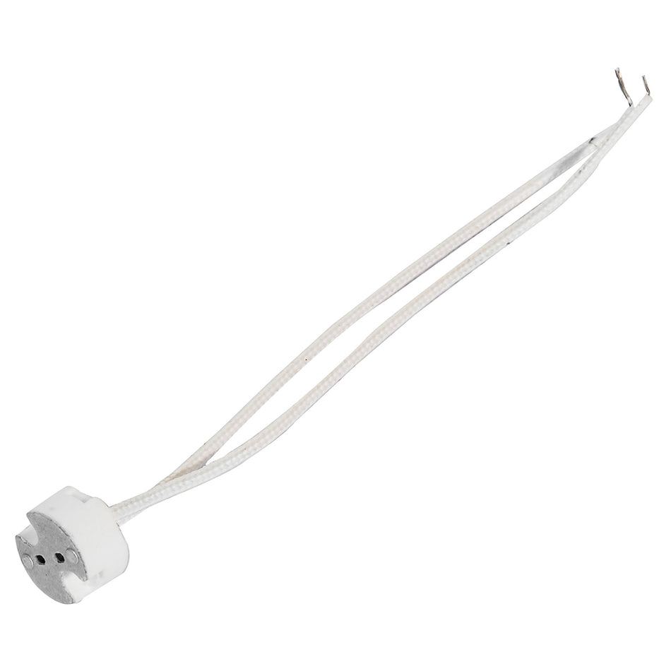 Portalámpara para MR base BIPIN 2 cm, color blanco Surtek 136681