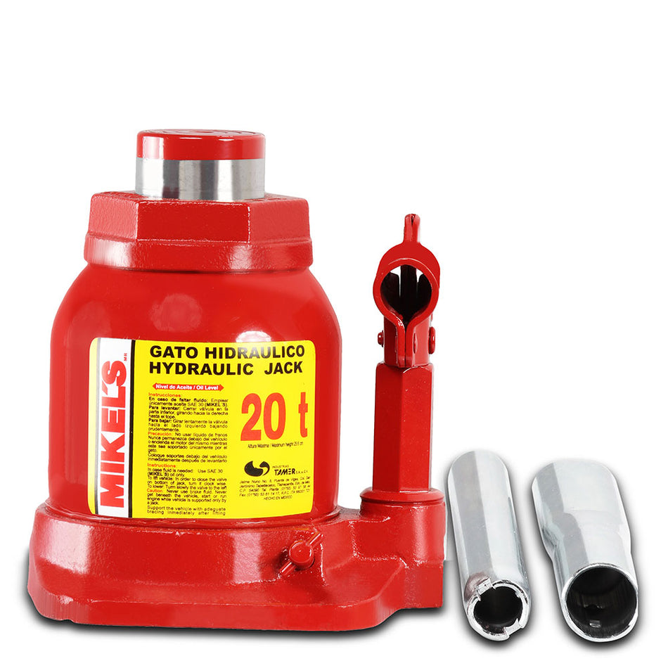 Gato hidráulico de botella (20 ton, Chap MIKELS GH-20CH