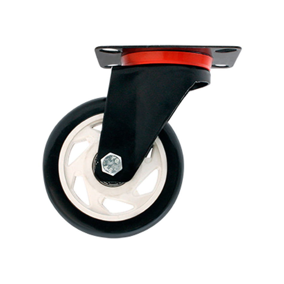 RODAJA DE PVC NEGRO GIRATORIA 5" DOGOTULS ZF5083