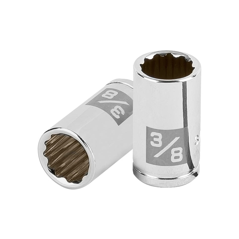 Dado de 3/8', 12 puntas, cuadro 1/4', Tr