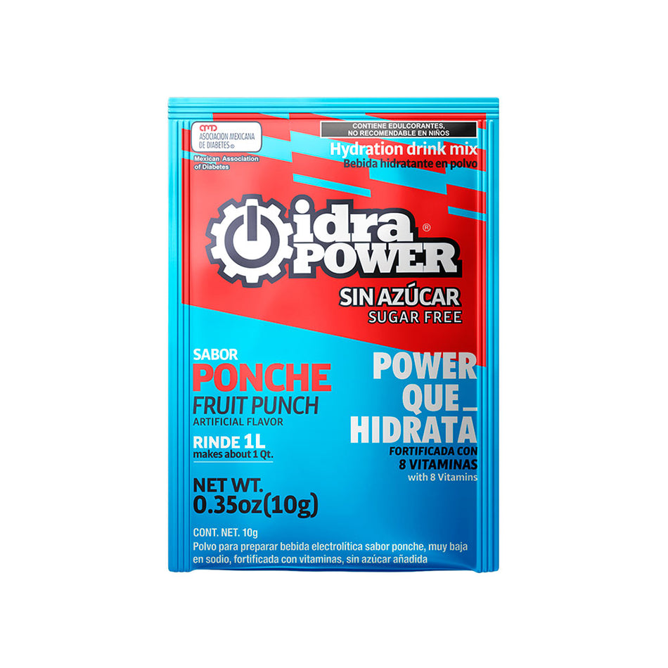 Idrapower sin azúcar Ponche, 10g,