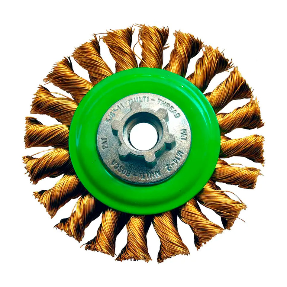 Cepillo circular trenzado de 100 x 0.40