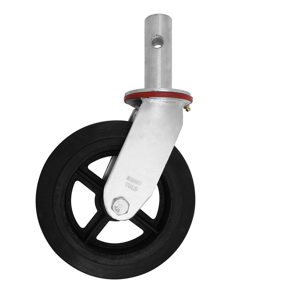 RODAJA ANDAMIO HULE FIERRO GIRATORIA 8" DOGOTULS ZF5153