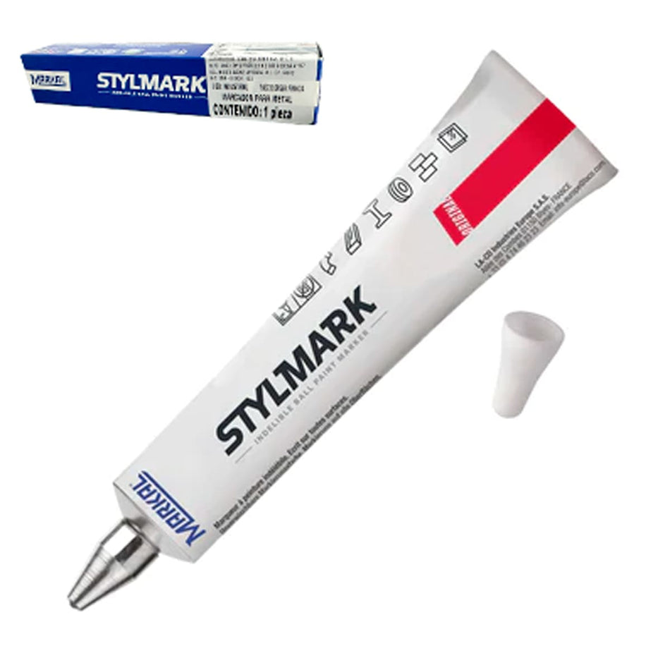 MARCADOR STYLMARK (DURA BALL) BLANCO (CA