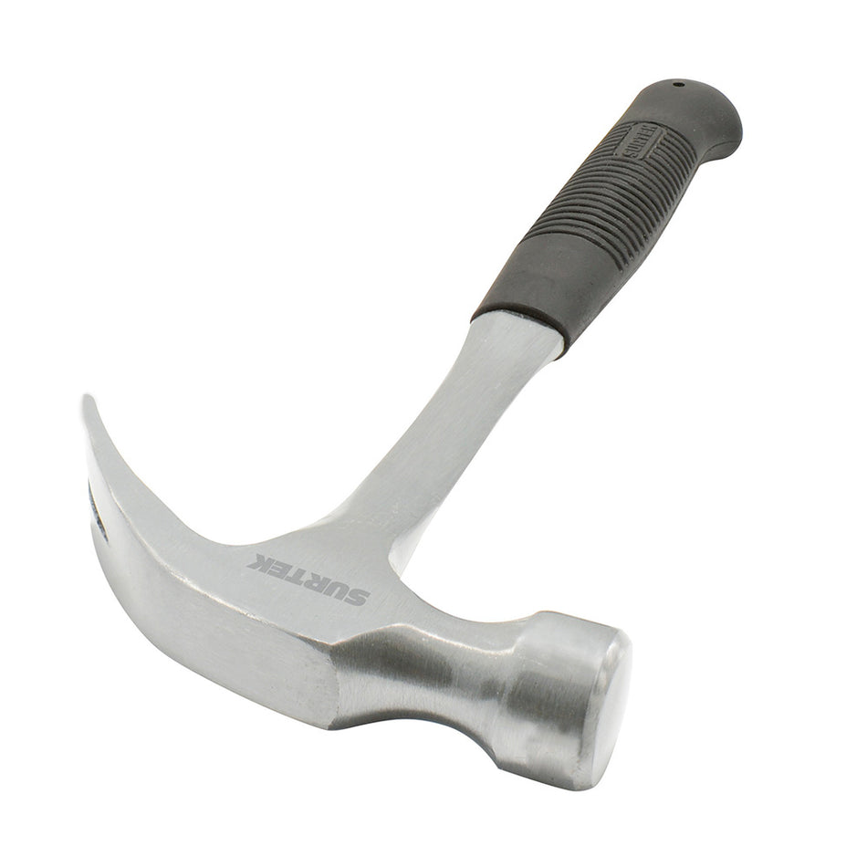 Martillo de uña curva forjada en una pieza con mango de neopreno de 13", 20 oz Surtek 420X