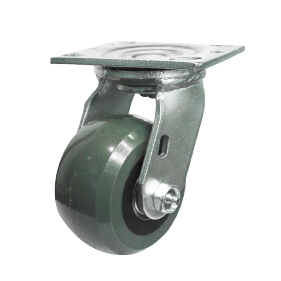 RODAJA PU VERDE C/NAILON GIRA. 4X2" USO