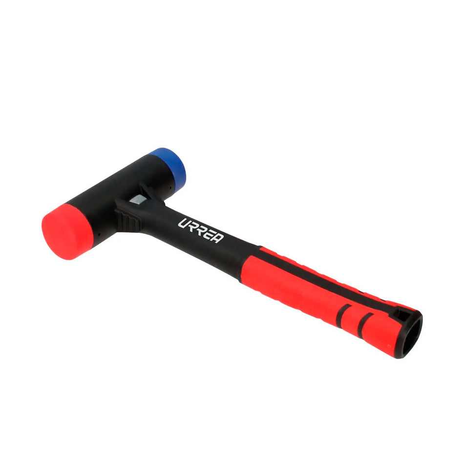 Mazo de golpe seco con mango Rubber grip tapas intercambiables 16 oz Urrea MTI16