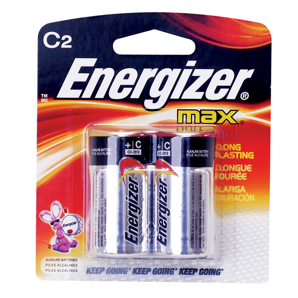 Pila alcalina Energizer® "C", 2 piezas Surtek E93BP-2