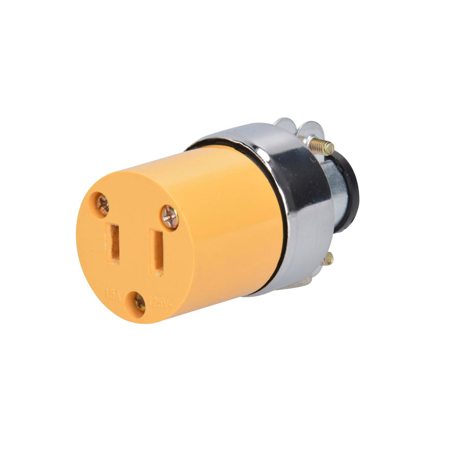 Contacto blindado polarizado, color amarillo Surtek COB01