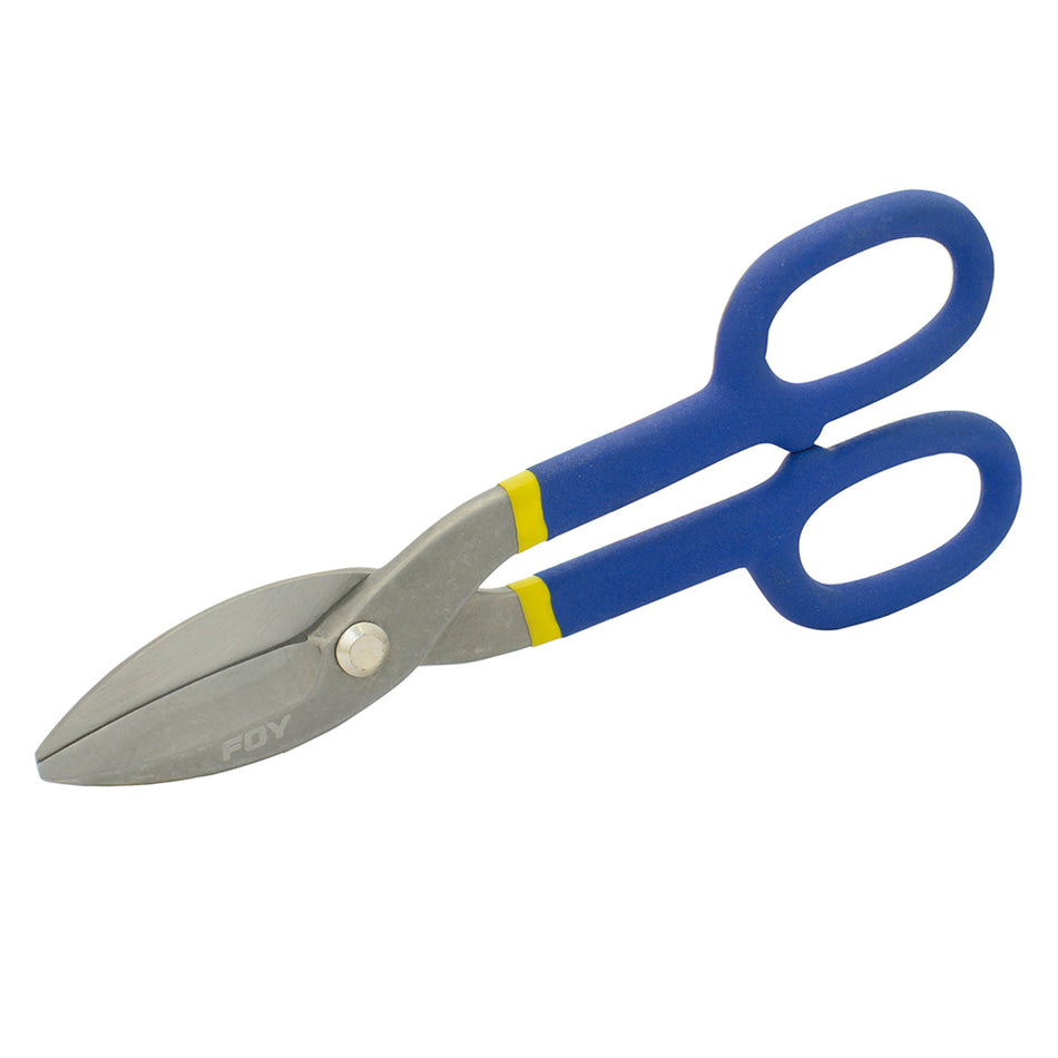 Tijeras para hojalatero con mango rubber grip 12" Foy 143135