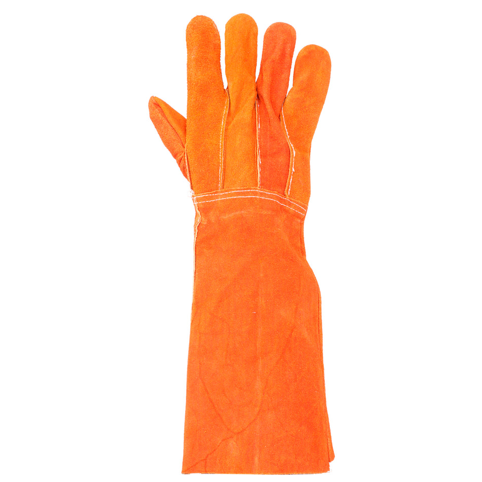 Guantes de carnaza extra largos unitalla Surtek GCAE