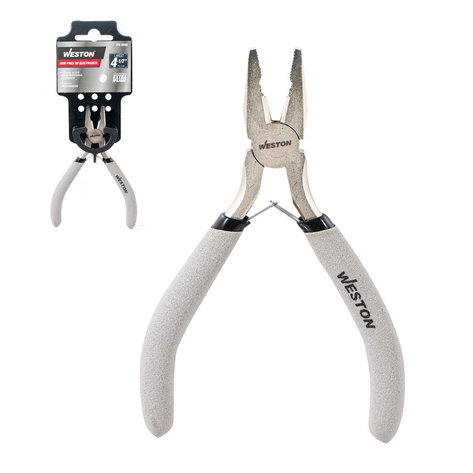 MINIPINZAS DE ELECTRICISTA 4.5" (CAJA C/