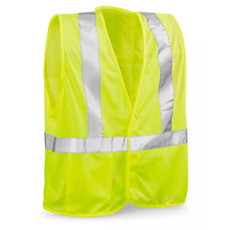 CHALECO SEGURIDAD COLOR VERDE LIMON S/M