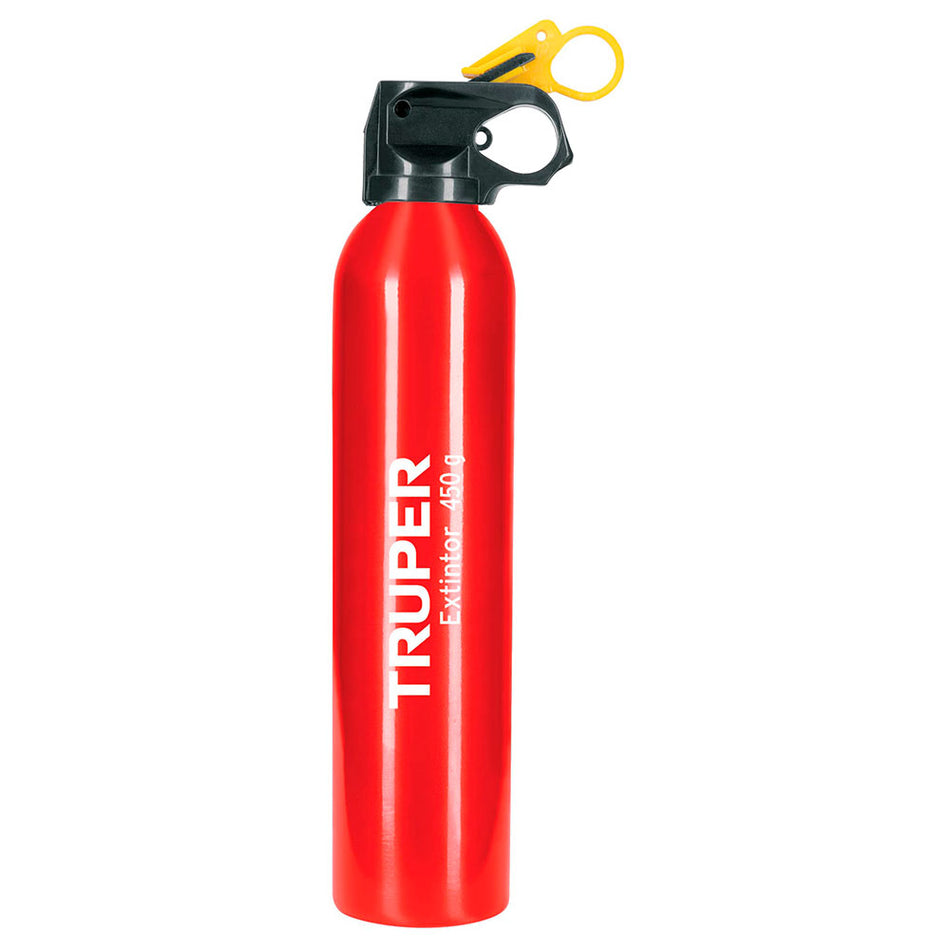 Extintor portátil desechable 450 g, polv