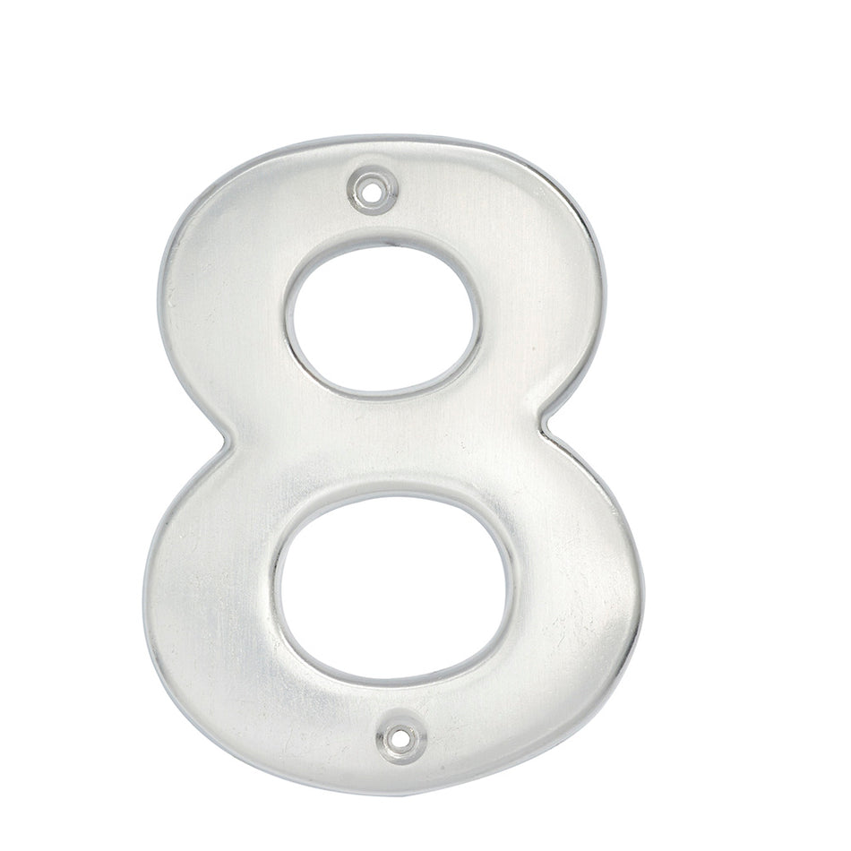 Número 8 bold 4" níquel satinado Lock L608C